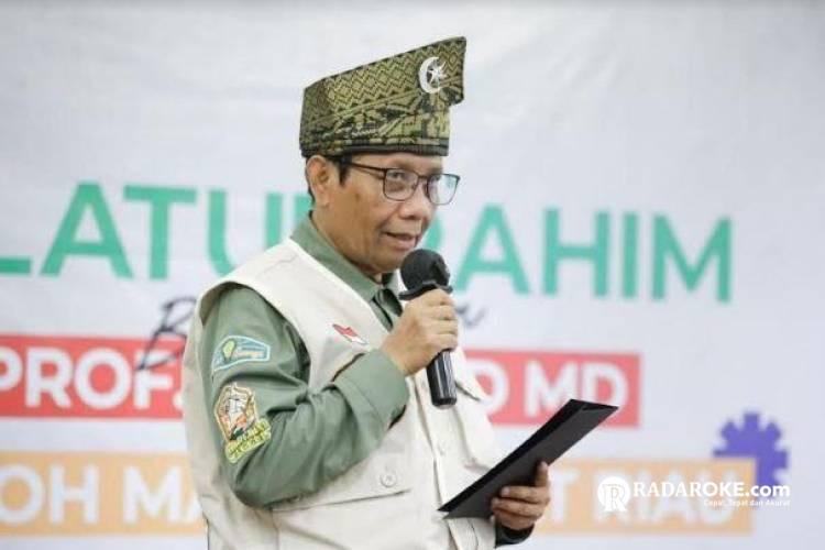 Cawapres Mahfud Sambangi Pekanbaru, Ini yang Disampaikan