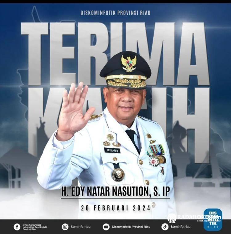Edy Natar Pamit ke Masyarakat Riau