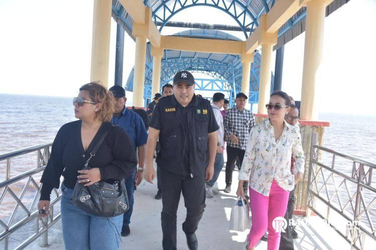 PUPR Bersama Investor SRBGC Tinjau Rencana Pembangunan Jembatan Sungai Pakning Bengkalis