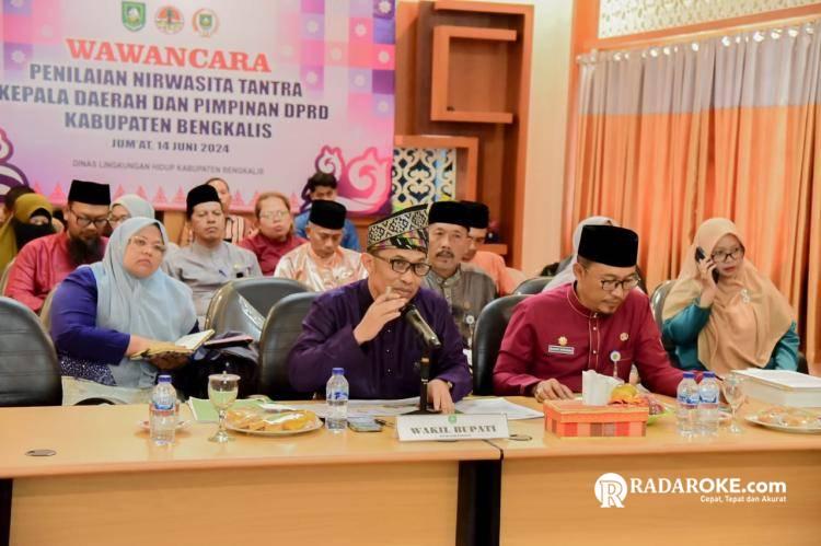 Bupati Bengkalis Sampaikan Kondisi Abrasi