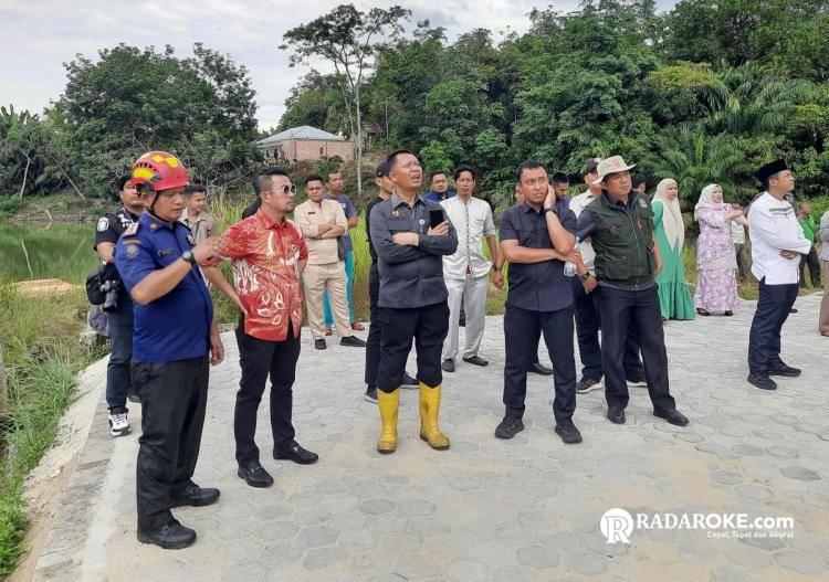 Didampingi Sekdako IPN Tinjau Gedung Terbakar, Pj Wako: Sudah Diselidiki Polisi