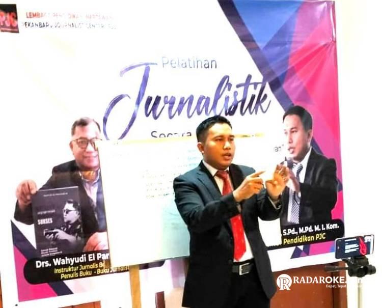 Direktur Pendidikan PJC Abdul Kadir, S. Pd., M. Pd., M.I.Kom Sebut Pelatihan Jurnalistik Online Diikuti Peserta dari 13 Provinsi 