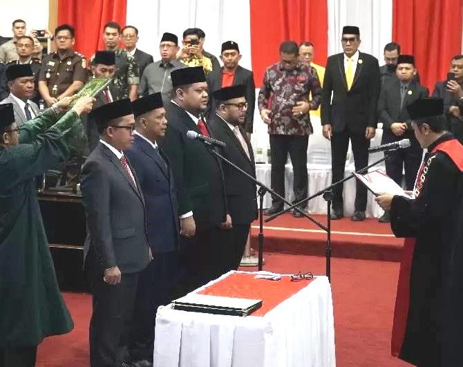 Rapat Paripurna Pelantikan Pimpinan DPRD Pekanbaru Periode 2024-2029