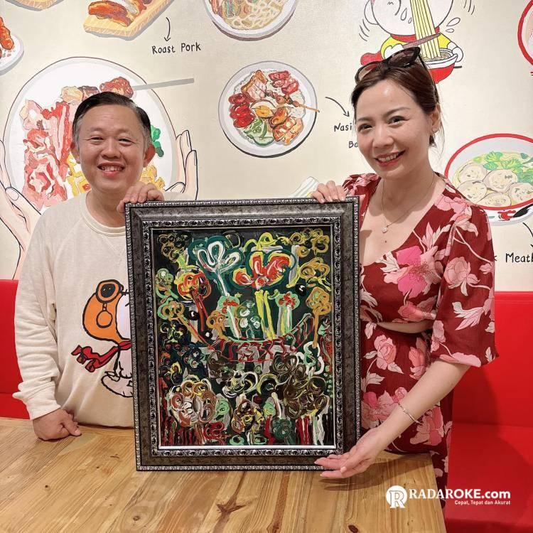 Lukisan Satu Triliun Go Green Taruparwa Suarakan Dua Hal Besar Bagi Dunia