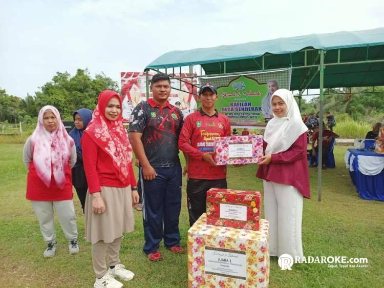 Pemdes Senderak Bersama Masyarakat Gelar Jalan Santai dan Perlombaan Meriahkan HUT RI