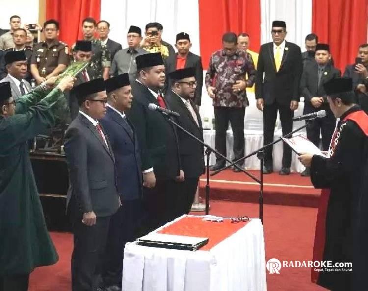 Rapat Paripurna Pelantikan Pimpinan DPRD Periode 2024-2029