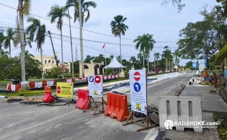 Selesai Dikerjakan, Pemkab Siak Terima Berita Acara Pengelolaan Aset Istana Siak