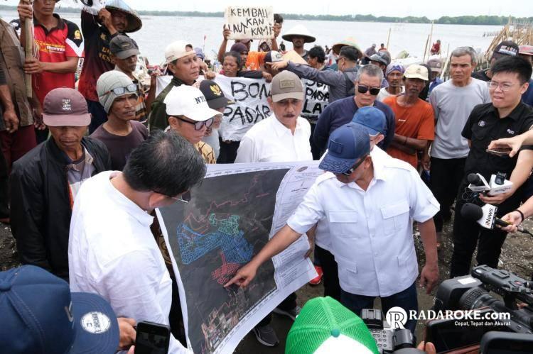 Menteri Nusron Akan Tindak Tegas Pelaku Manipulasi Data di Kawasan Pagar Laut Bekasi