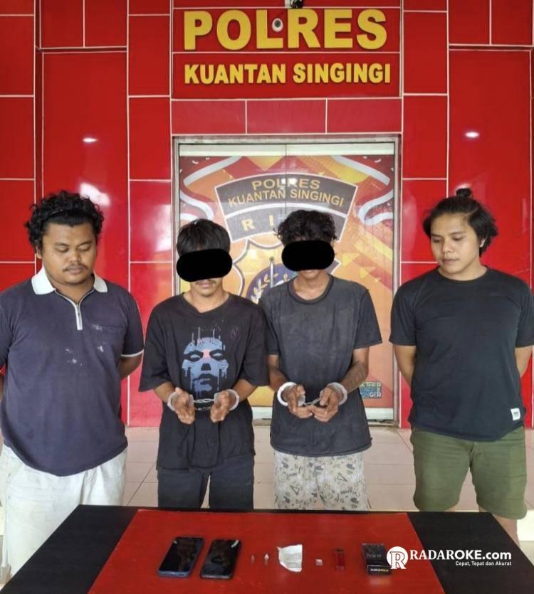 Sat Resnarkoba Polres Kuansing Ungkap Kasus Narkotika di Singingi Hilir 