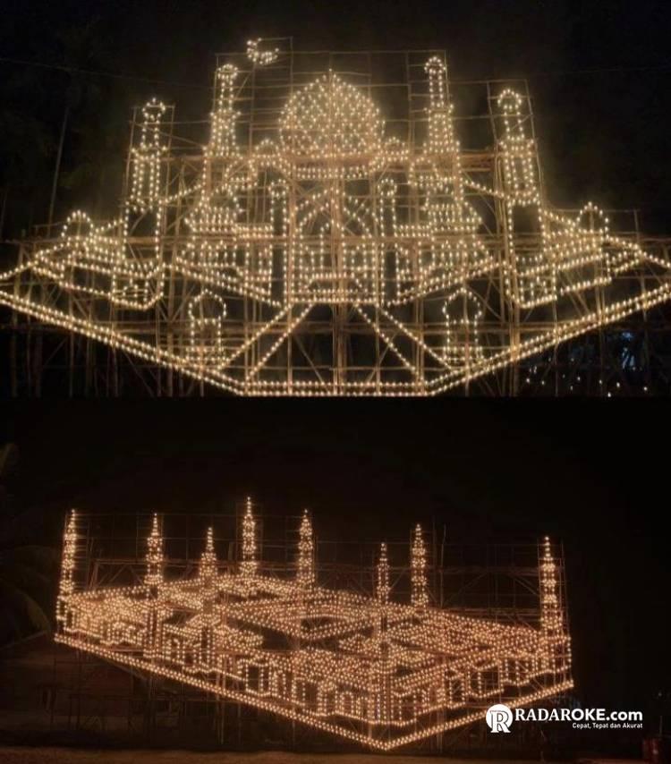 Tertarik Keindahan Tradisi Lampu Colok di Malam 7 Likur, Warga Singapura dan Malaysia Datang Langsung ke Bengkalis