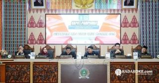 DPRD Gelar Paripurna Penyampaian LKPJ Bupati Bengkalis TA 2024