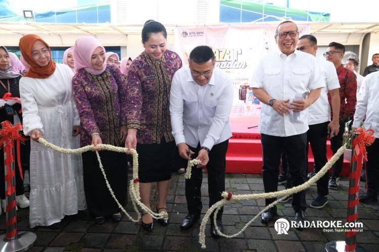 Buka Bazar Ramadan Kementerian ATR/BPN 2025, Wamen Ossy: Bentuk Kepedulian Kita Bersama