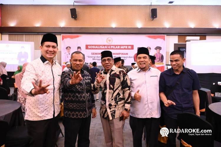 Wakili Bupati, Wabup Bengkalis Hadiri Sosialisasi 4 Pilar Kebangsaan