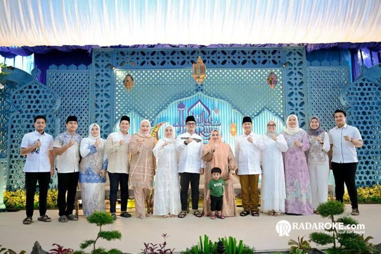 Bupati Bengkalis Gelar Open House di Kediaman Pribadi, Desa Muara Basung