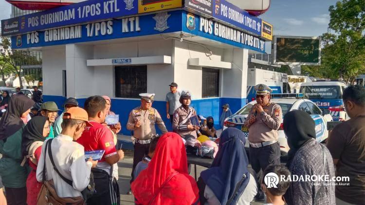 Ditlantas Polda Riau Gelar Kampanye Keselamatan Berlalu Lintas