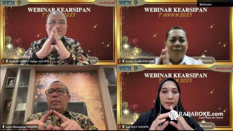 Evaluasi Triwulan I 2025, Kementerian ATR/BPN Capai Serapan Anggaran Sebesar 33,75%