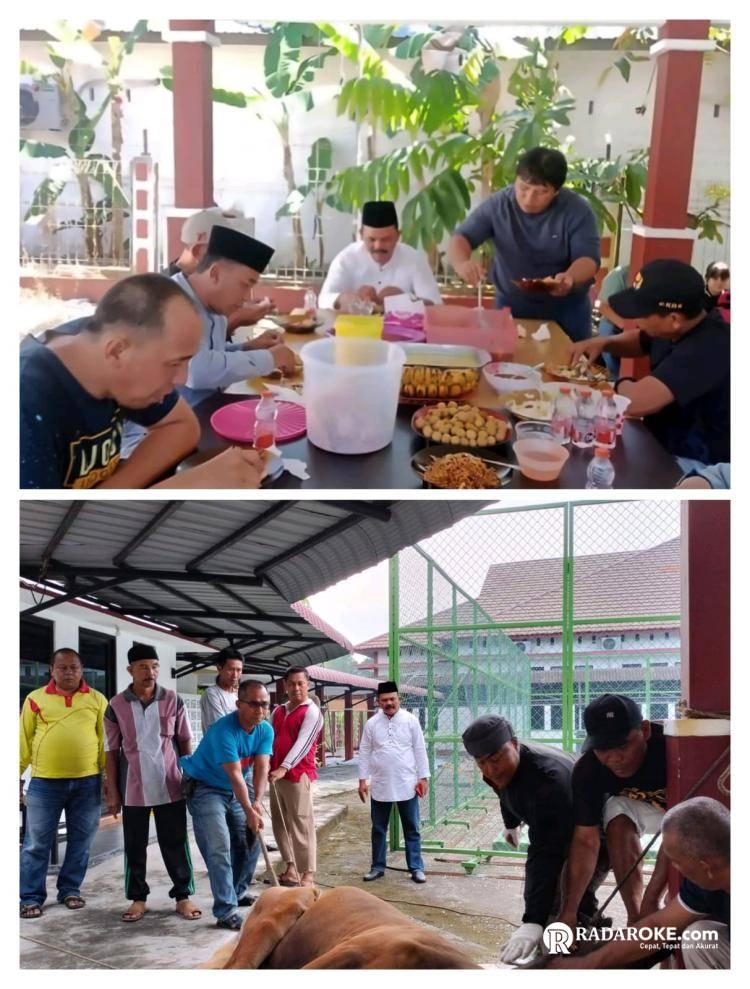 Perkim Bengkalis Sembelih Hewan Kurban pada Idul Adha 1446 H