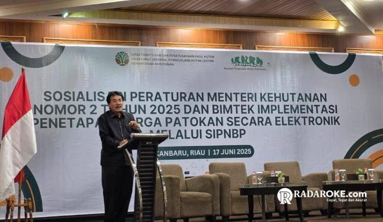 Direktorat IUPHH bersama APHI Riau Gelar Sosialisasi Permenhut No. 2 2025 dan Bimtek Implementasi Melalui SIPNBP