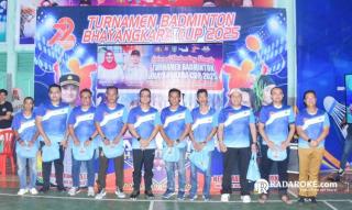 Turnamen Badminton Bhayangkara Cup 2025 Resmi Dibuka, Kasmarni: Mari Junjung Tinggi Sportivitas dan Kebersamaan