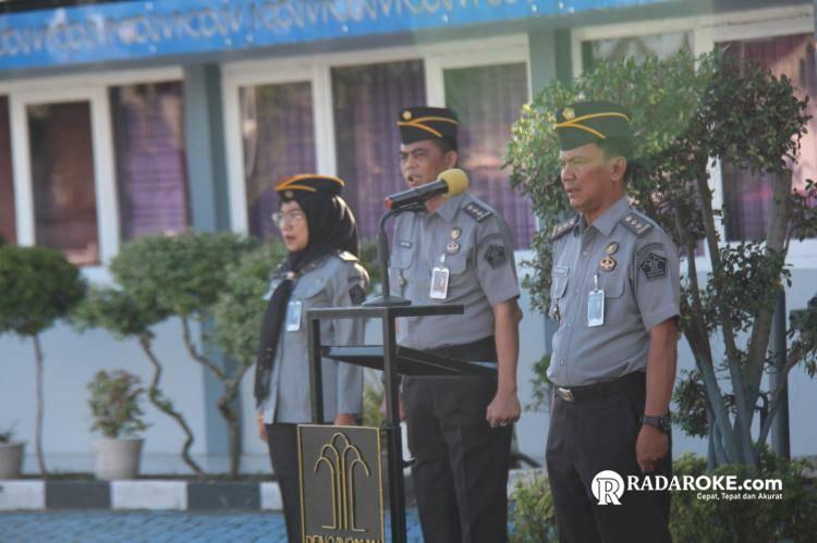 Gelar Apel Rutin, Petugas Lapas Diminta Tingkatkan Kedisiplinan Bertugas