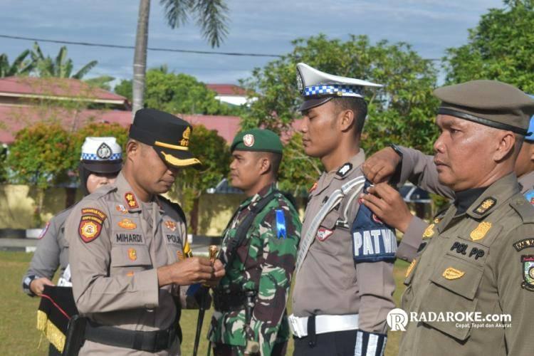 Berlangsung Selama 14 Hari, Kapolres Kampar Pimpin Upacara Ops Lancang Kuning 2025