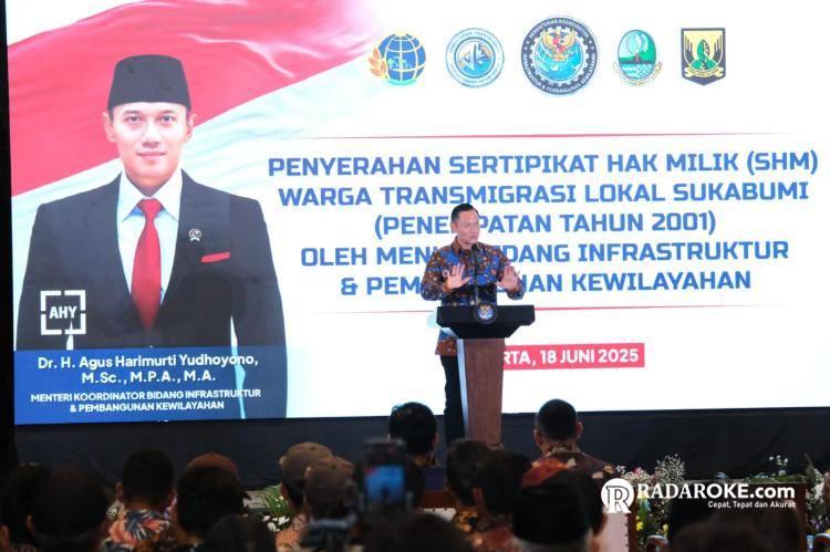 Apresiasi Kementerian ATR/BPN, Menko AHY: Tanpa Kepastian Tanah Tak Akan Ada Pembangunan
