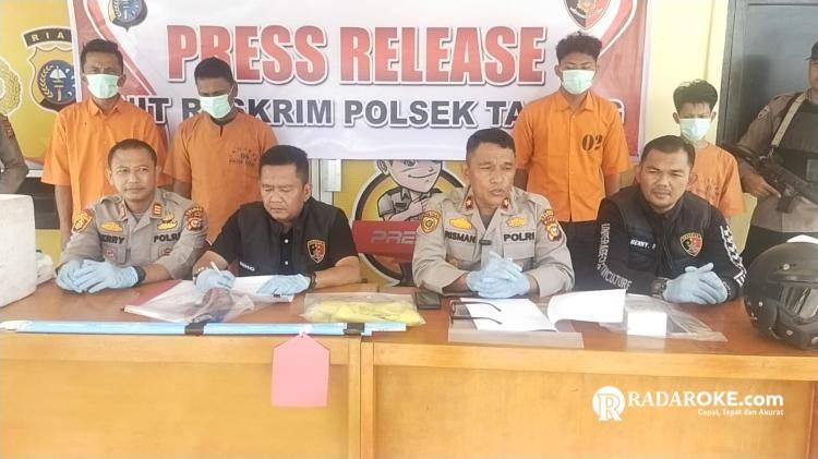 Polsek Tapung Sikat Pelaku Kejahatan, Kurang dari 24 Jam Dua Kasus Terungkap di Wilayah Tapung