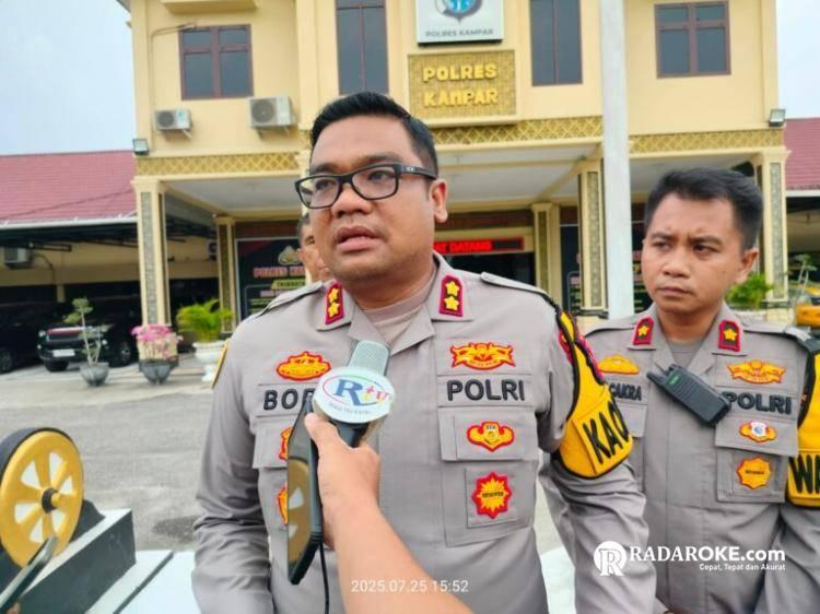 Kapolres Kampar Imbau Masyarakat Tidak Membakar Lahan, Kapolres: Akan Kami Tindak Tegas
