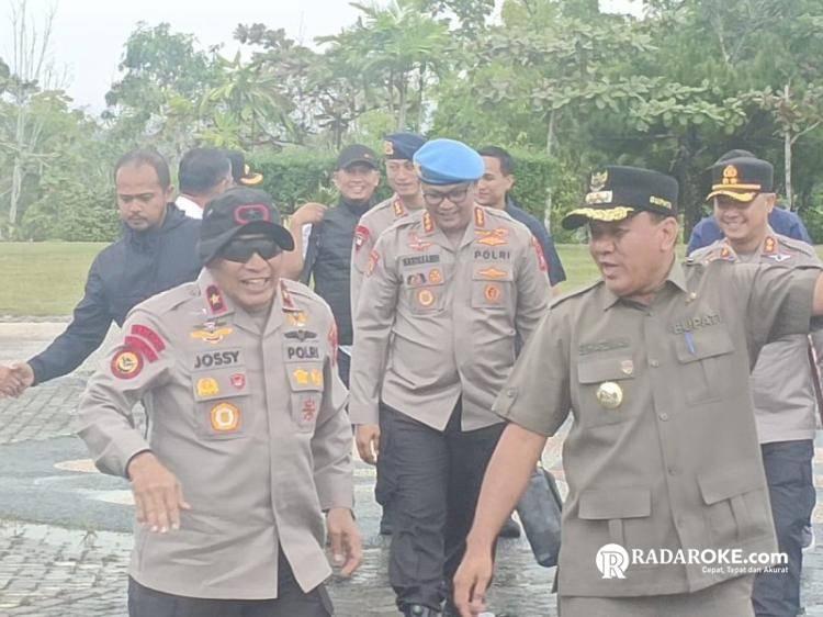 Kunjungan Wakapolda Riau Pastikan Tidak Ada Lagi Aktifitas PETI di Kuansing