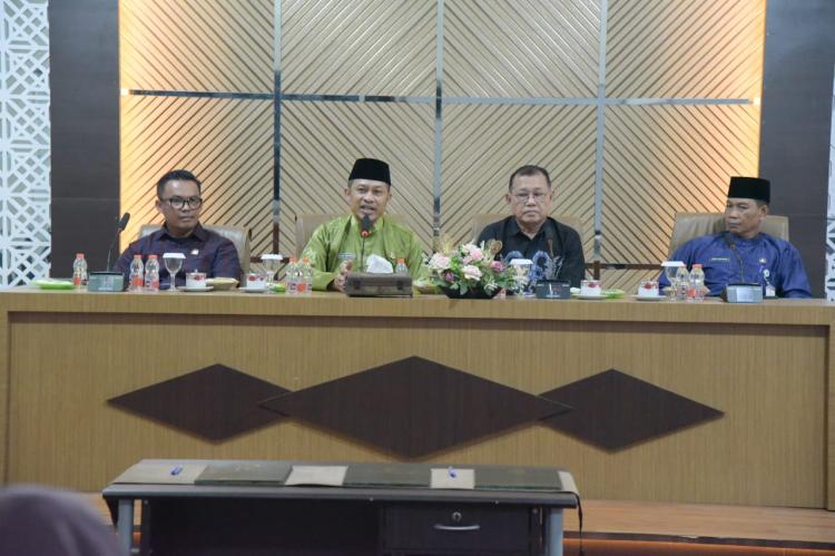 Bupati Bengkalis Terima Audiensi Penerimaan Mahasiswa Baru Pascasarjana UIR dengan Perangkat Daerah