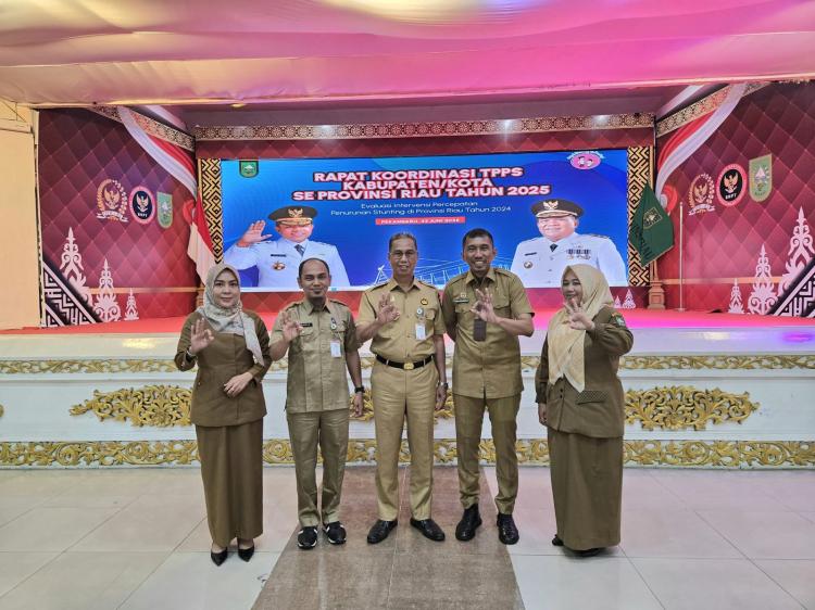 Peduli Stunting, Bupati Bengkalis Ikut Rakor TPPS Tingkat Provinsi Riau