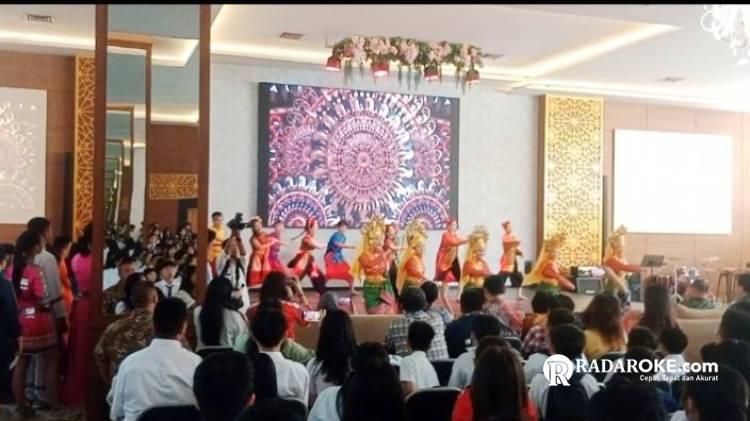 Dharma Yudha Sukses Selenggarakan Pagelaran Pertukaran Seni Budaya Etnik Pengshui Tiongkok dan Melayu Riau