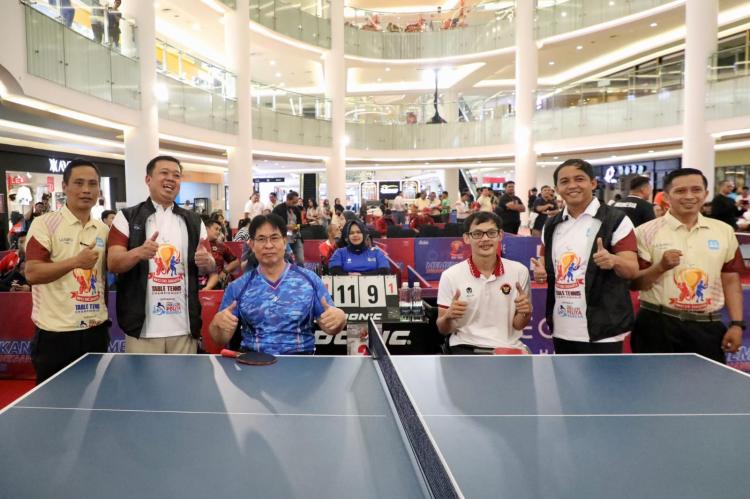 Buka Acara Table Tennis Championship, Menteri Nusron Sampaikan Semangat Kesetaraan Atlet Disabilitas