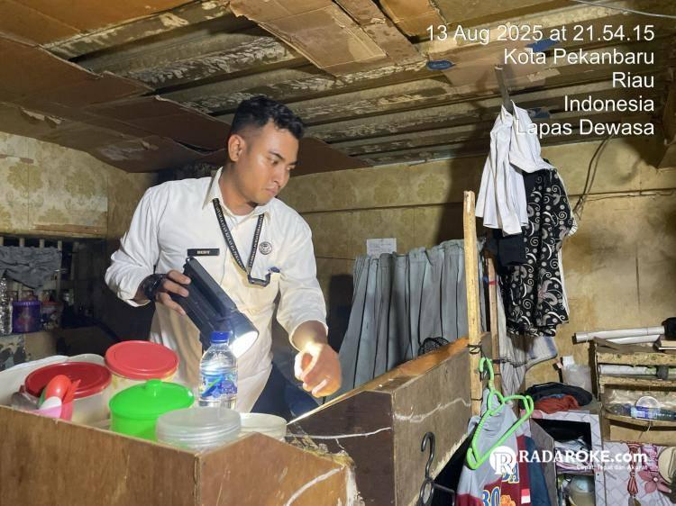 Lapas Pekanbaru Tingkatkan Intensitas Razia Kamar Hunian Warga Binaan