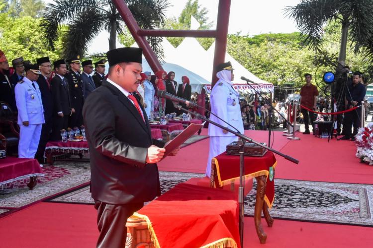 Proklamasi Menggema di Bengkalis, Karisma Septian Nugraha Memukau dalam Peringatan HUT RI