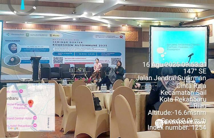 Tingkatkan Kapasitas, Dokter Lapas Pekanbaru Ikuti Metode Klasikal Seminar Road Show Autoimun Tahun 2025