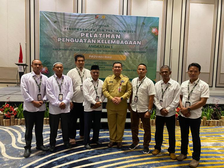 Dinas Perkebunan Bengkalis Dorong Penguatan Kelembagaan Pekebun Sawit