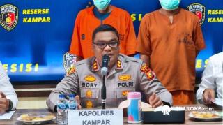 Marak Kasus Pencabulan, Polres Kampar Ekpos Tiga Kasus Pencabulan dalam Satu Pekan