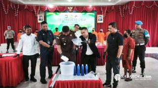 Berantas Peredaran Narkoba, Polres Kampar Tangkap 16 Tersangka dan Amankan 1.247,56 Gram Sabu