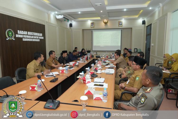 Bapemperda DPRD Bengkalis Bahas Perubahan Propemperda dan Ranperda 2025