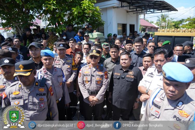 DPRD Sambut Baik Kedatangan Aliansi Gerakan Rakyat dan Mahasiswa Kab. Bengkalis
