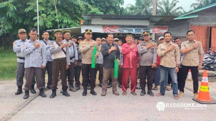 Polsek Tapung Bentuk Green Satkamling Pertama Se Kecamatan Tapung, Desa Tri Manunggal Jadi Pusat Pembukaan Lounching