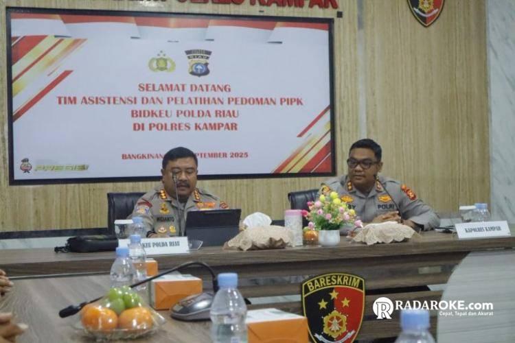 Polres Kampar Tata Anggaran Masa Depan, Tim Birorena Polda Riau Lakukan Pengawasan dan Verifikasi