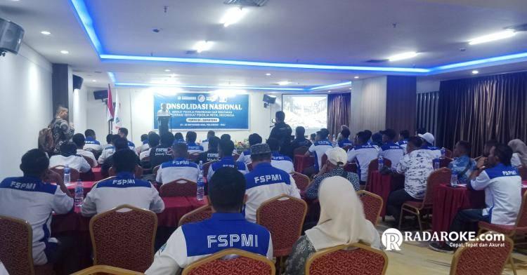 Digelar di Pekanbaru, Konsolidasi SPPK FSPMI Se-Sumatera Diikuti 4 Provinsi