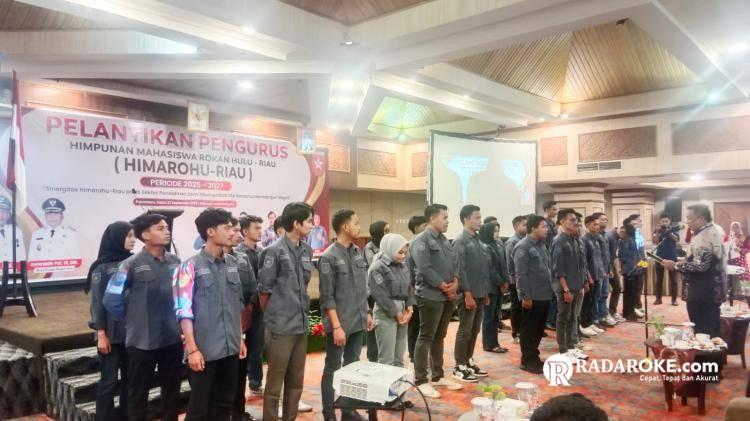 Mexi Andrean Dilantik Jadi Ketua, Bupati Sebut Himarohu Sarana Jadi Pemimpin Masa Depan