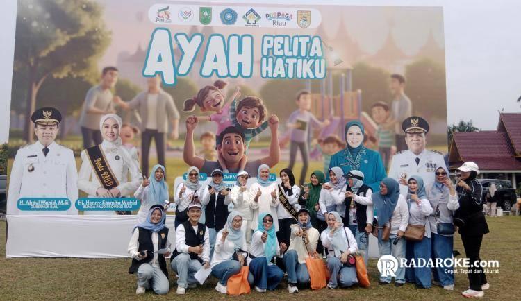 Satu Hari Bersama Ayah Dihadiri Ratusan Peserta, Ketua TP PKK Riau: Supaya Ayah Lebih Dekat dengan Anak