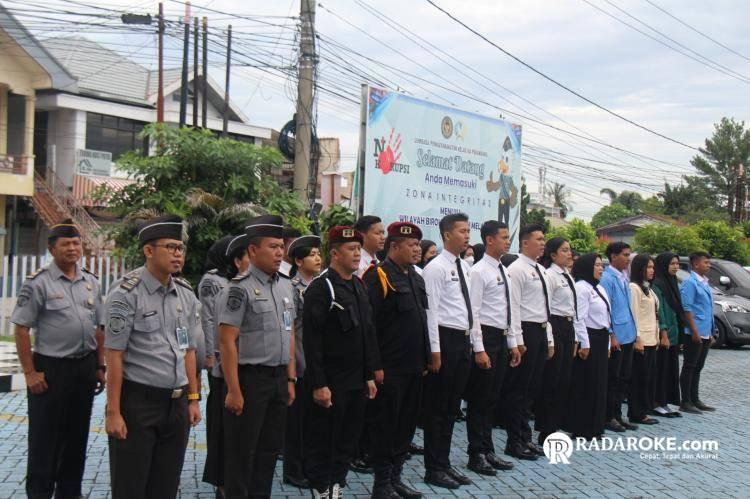 Apel Pagi Lapas Pekanbaru, Momentum Tingkatkan Semangat dan Integritas