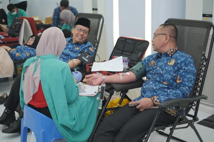 Di Momen HANTARU 2025, Kementerian ATR/BPN Gelar Aksi Donor Darah sebagai Wujud Kepedulian dan Kemanusiaan