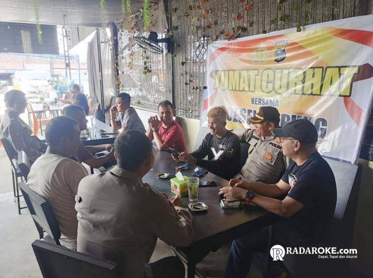 Jumat Curhat Polsek Tapung, Wujudkan Kebersamaan Polisi dan Masyarakat