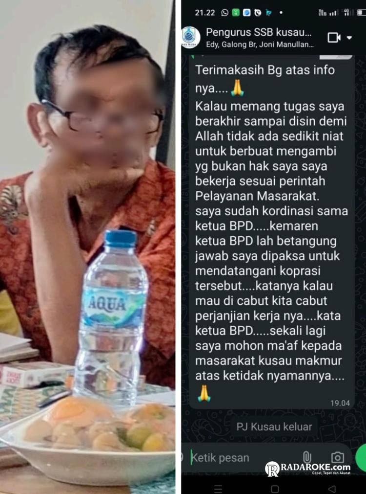 Aroma Busuk di Kusau Makmur! Ketua BPD Diduga Main Proyek Gelap Bersama PT ATS